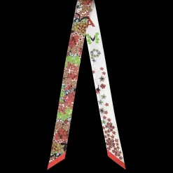 Outlet Longchamp Bandeau Collier De Fleurs Paprika