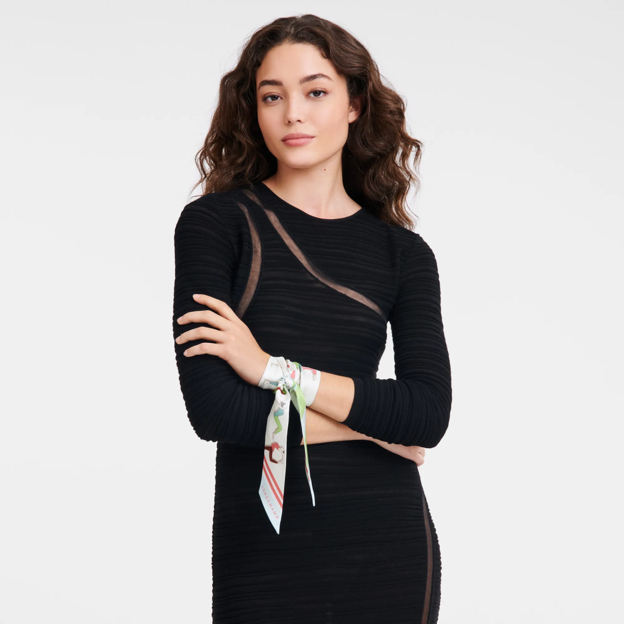 New Longchamp Bandeau Yoga Céladon
