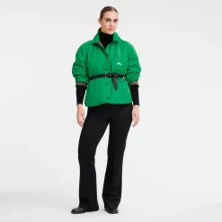 Discount Longchamp Blouson Ouatiné Kaki/Vert