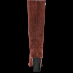 New Longchamp Bottes à Talon Allure Bordeaux