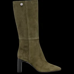 Online Longchamp Bottes à Talon Allure Kaki