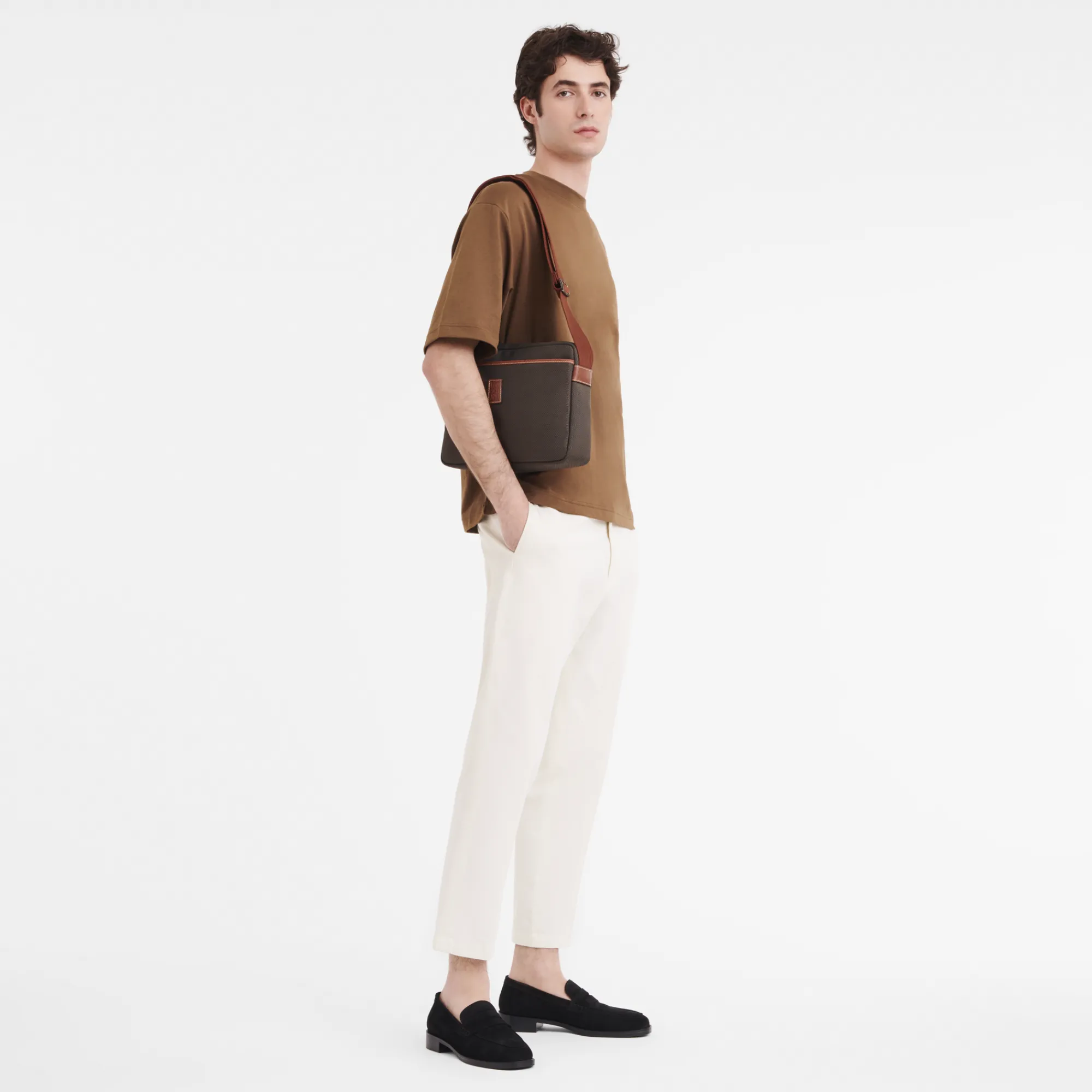 Outlet Longchamp Camera Bag M Boxford Brun