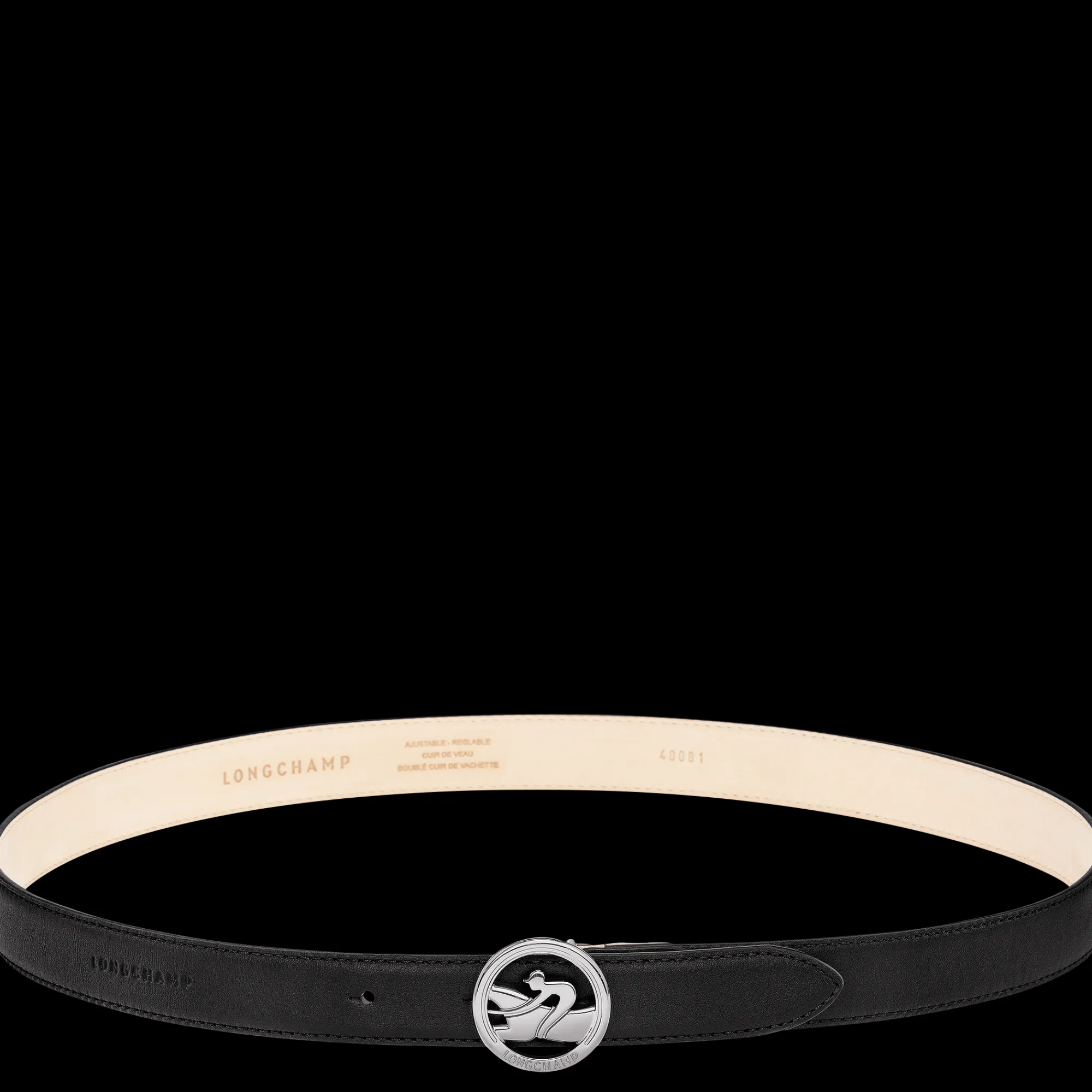 Best Longchamp Ceinture Femme La Médaille Noir