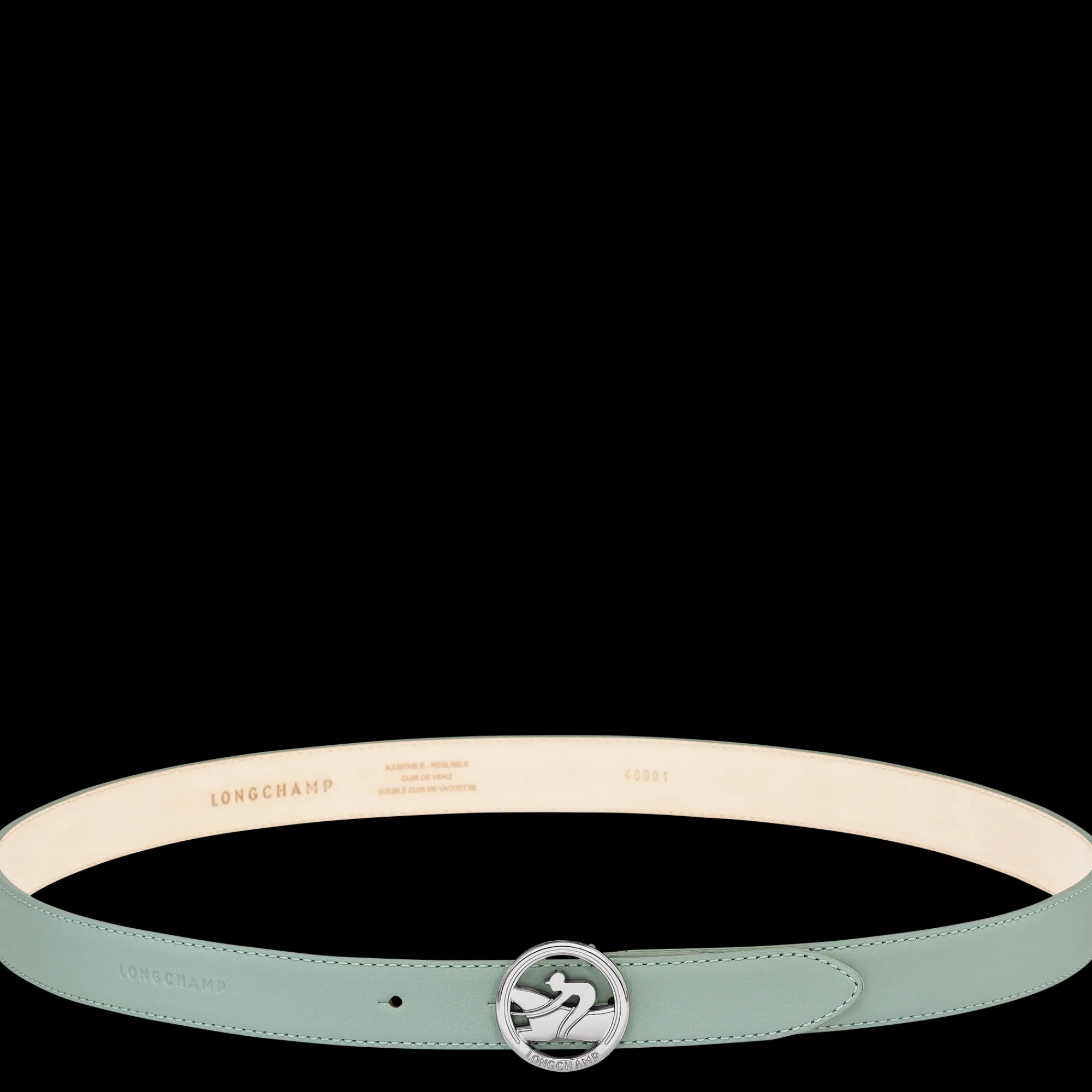 Sale Longchamp Ceinture Femme La Médaille Céladon