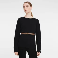 Hot Longchamp Ceinture Femme Le Foulonné Caramel