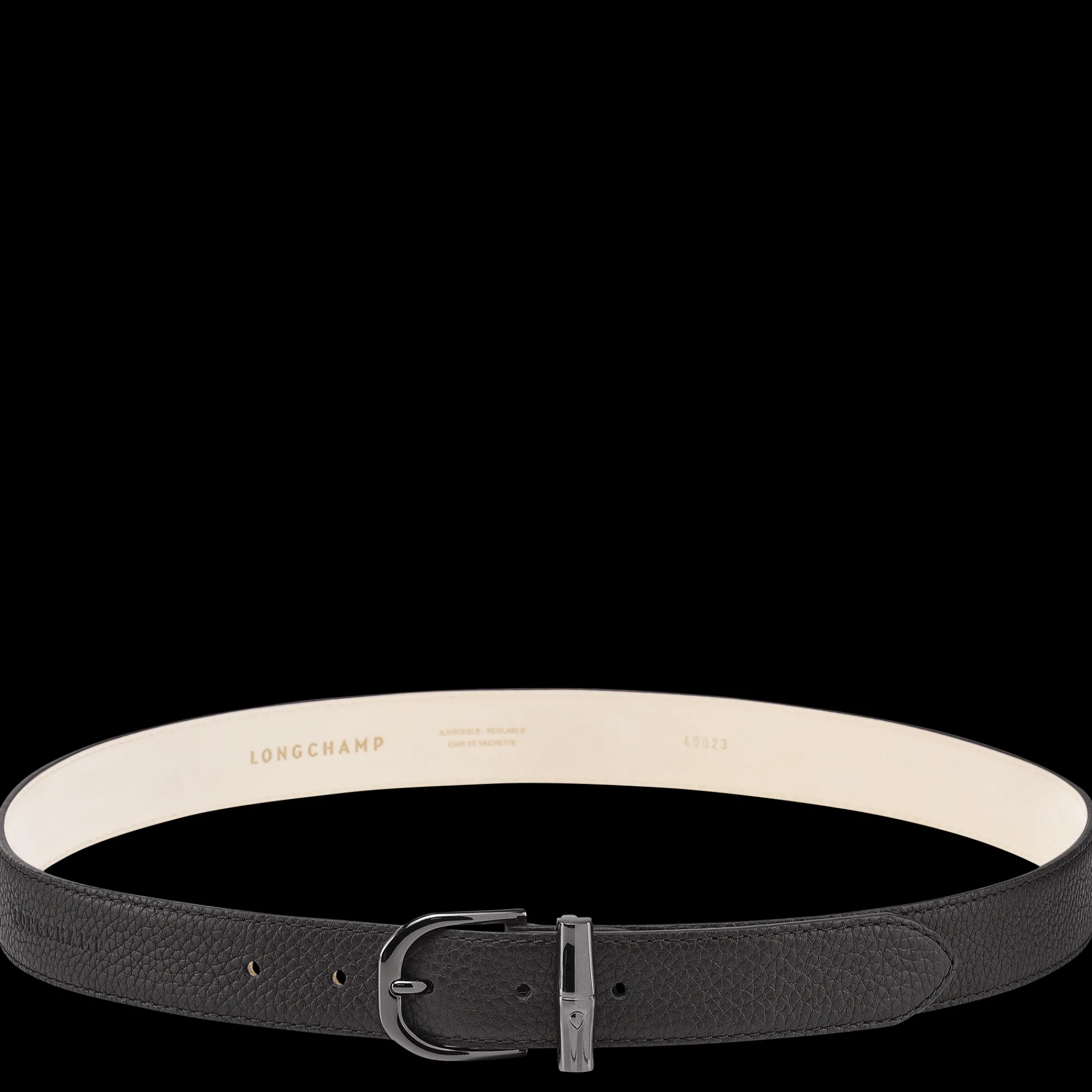 Best Longchamp Ceinture Femme Le Roseau Essential Noir