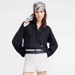 Hot Longchamp Ceinture Femme 3D Noir