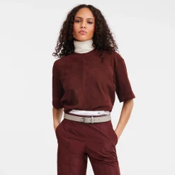 Hot Longchamp Ceinture Femme 3D Argile