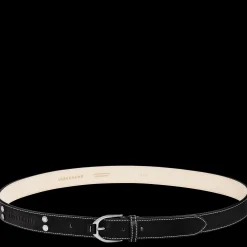 New Longchamp Ceinture Femme 3D Noir