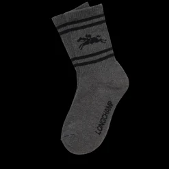 Online Longchamp Chaussettes Anthracite