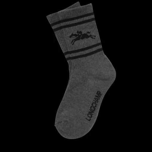 Online Longchamp Chaussettes Anthracite