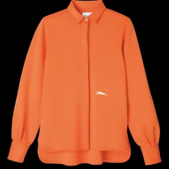 Sale Longchamp Chemise Orange