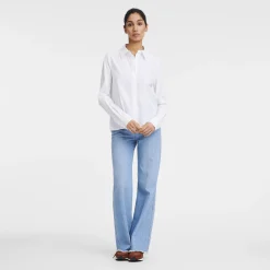 Online Longchamp Chemise Blanc