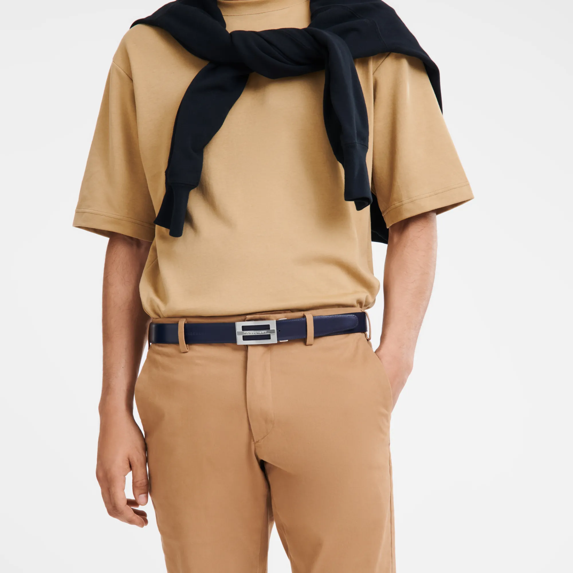 Clearance Longchamp Delta Box Noir/Marine