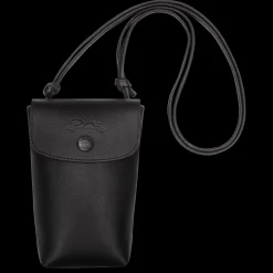 Online Longchamp Etui Téléphone Avec Cordon Le Pliage Xtra Noir