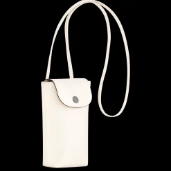 Discount Longchamp Etui Téléphone Avec Cordon Le Pliage Xtra Ecru