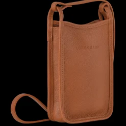 Best Longchamp Etui Téléphone Le Foulonné Caramel