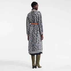 Clearance Longchamp Gilet Long Gris