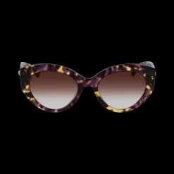 Longchamp Lunettes De Soleil Ecaille violet