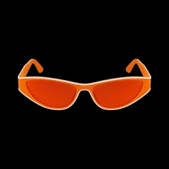 Outlet Longchamp Lunettes De Soleil Orange