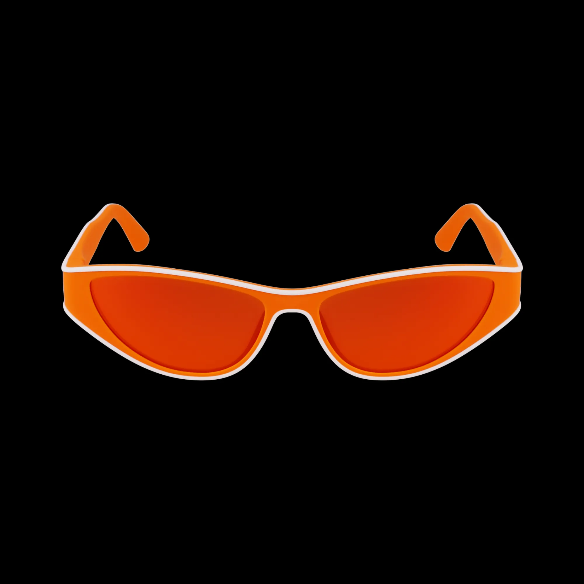 Outlet Longchamp Lunettes De Soleil Orange