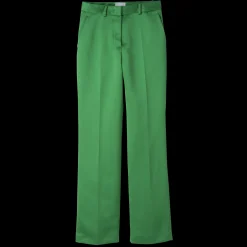 Clearance Longchamp Pantalon Droit Vert