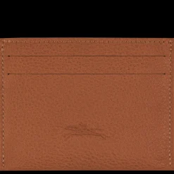 Clearance Longchamp Porte-carte Le Foulonné Caramel