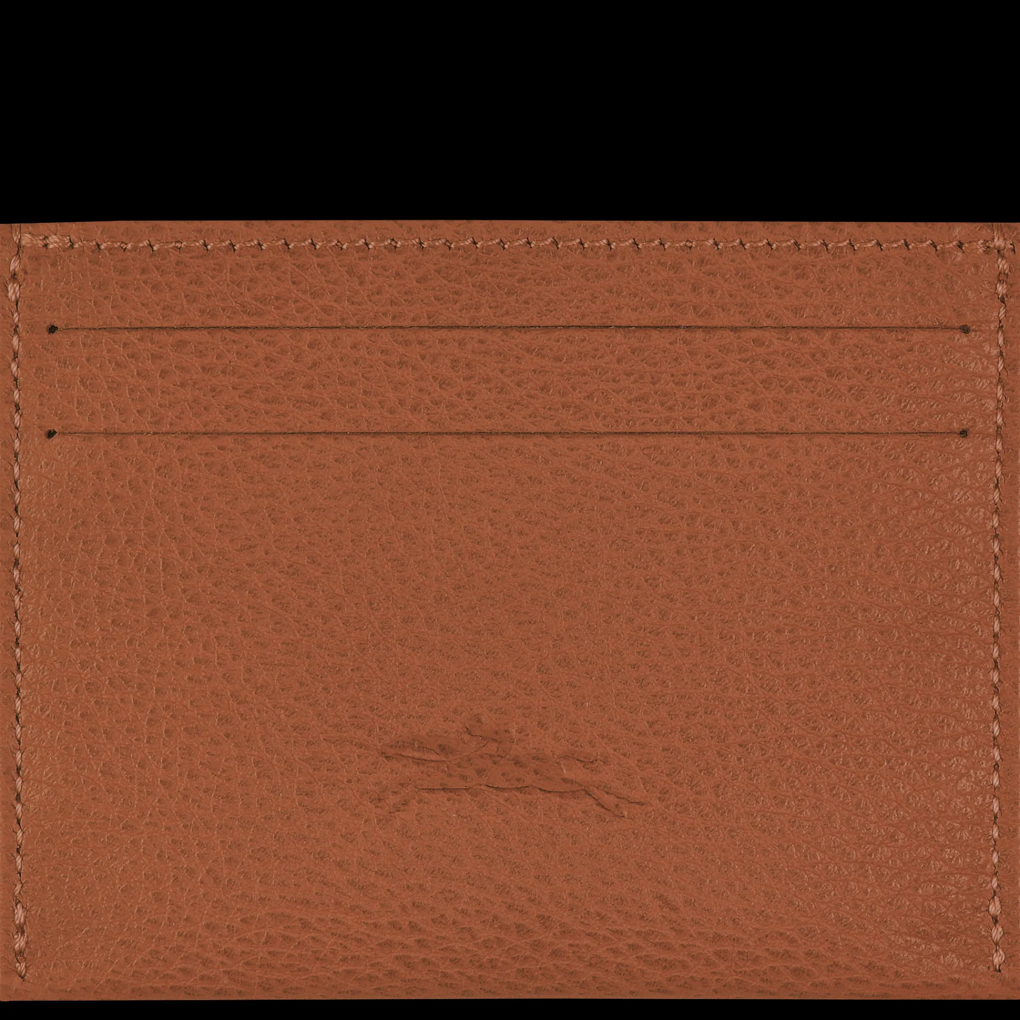 Clearance Longchamp Porte-carte Le Foulonné Caramel