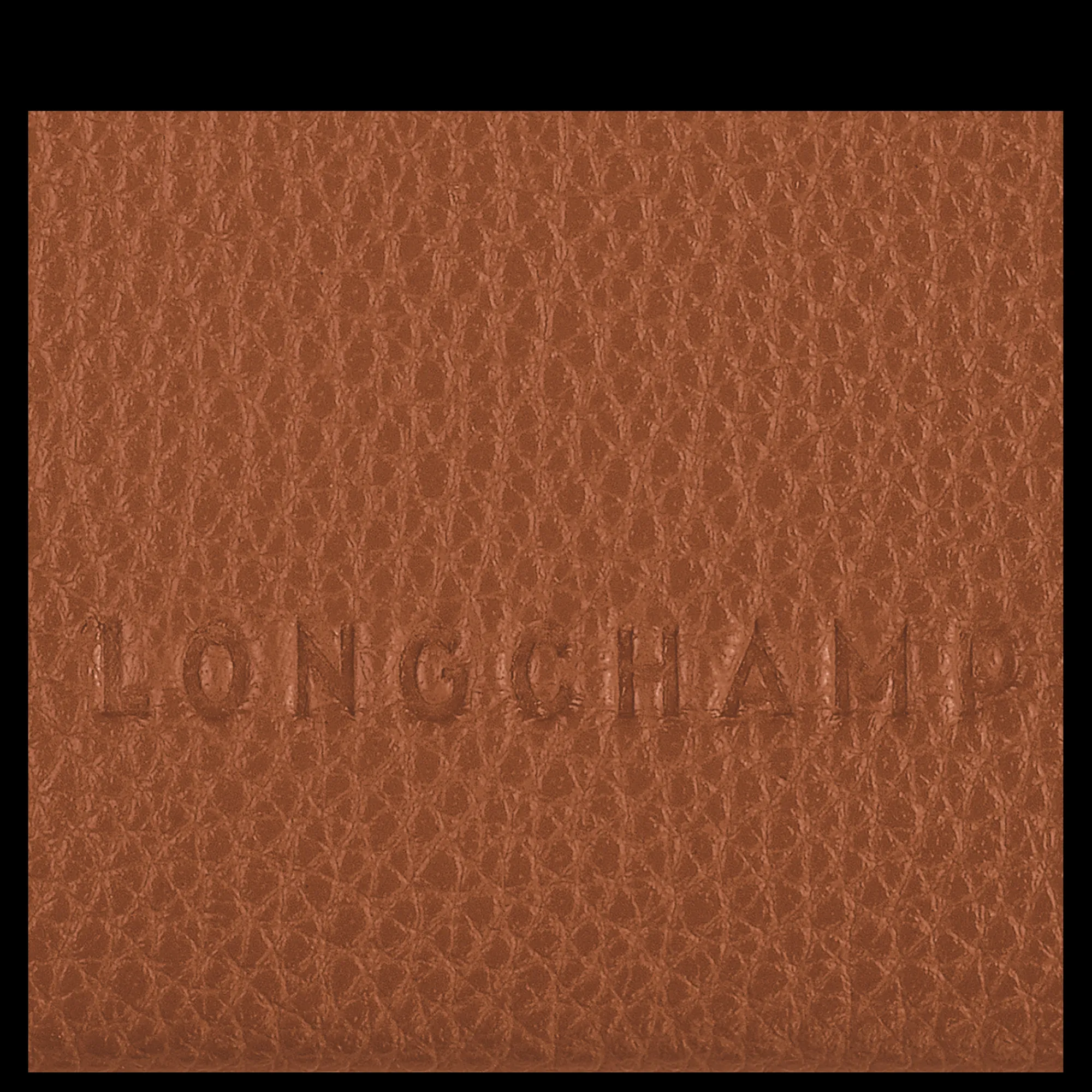 Clearance Longchamp Porte-carte Le Foulonné Caramel