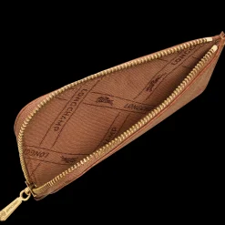 Discount Longchamp Porte-cartes Le Foulonné Caramel
