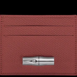 Sale Longchamp Porte-cartes Le Roseau Châtaigne
