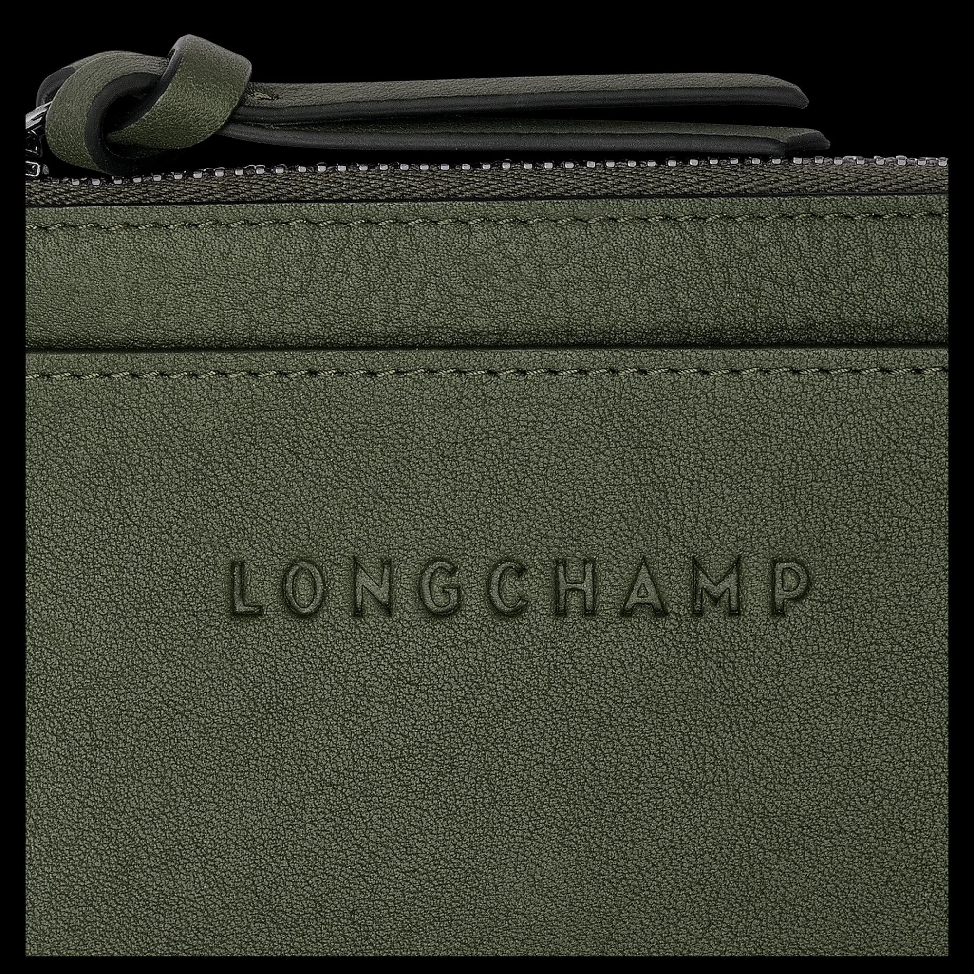Best Longchamp Porte-cartes 3D Kaki