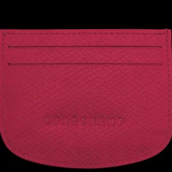 Longchamp Porte-cartes Épure Magenta