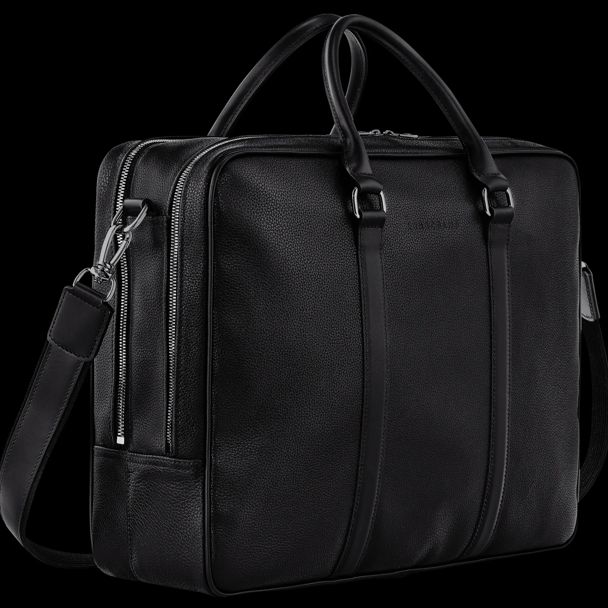 Sale Longchamp Porte-documents L Le Foulonné Noir