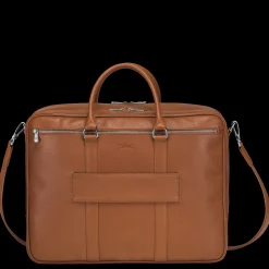 Online Longchamp Porte-documents L Le Foulonné Caramel
