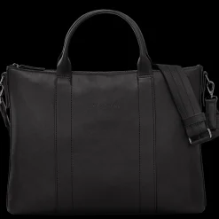 Best Longchamp Porte-documents 3D Noir