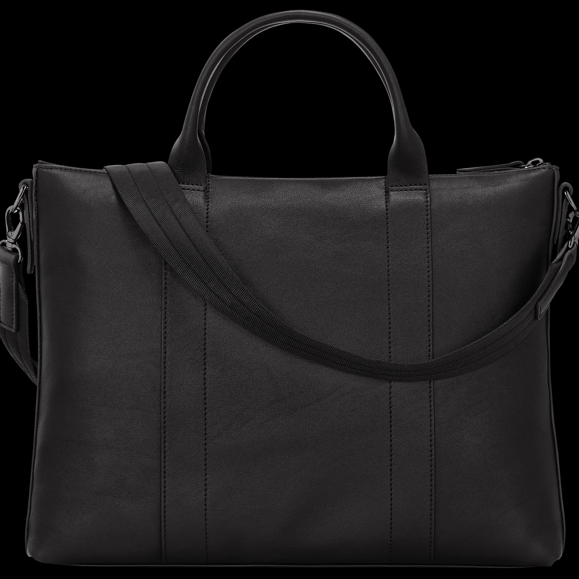 Best Longchamp Porte-documents 3D Noir