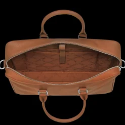 New Longchamp Porte-documents M Le Foulonné Caramel