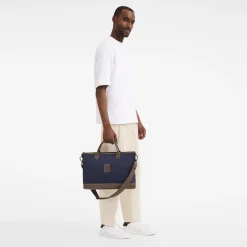 Outlet Longchamp Porte-documents S Boxford Bleu