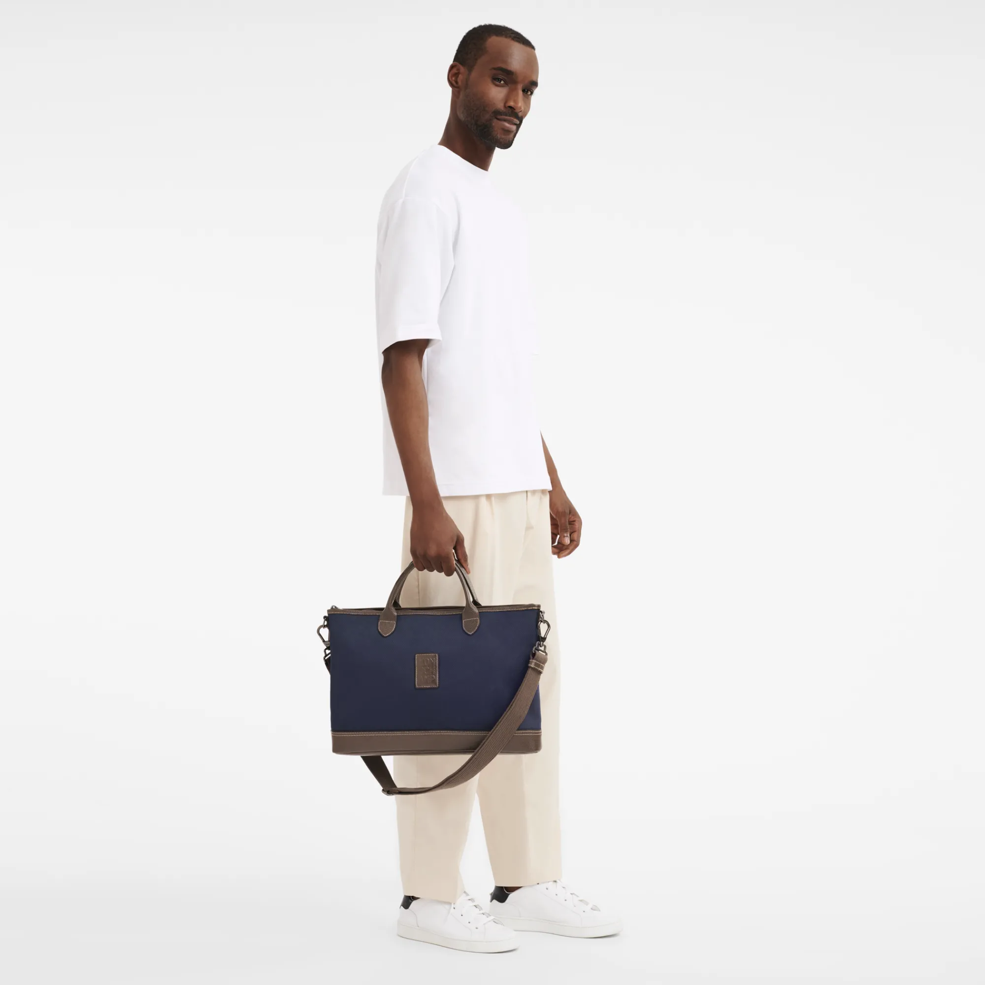 Outlet Longchamp Porte-documents S Boxford Bleu