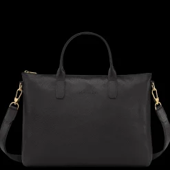 Online Longchamp Porte-documents S Le Foulonné Noir