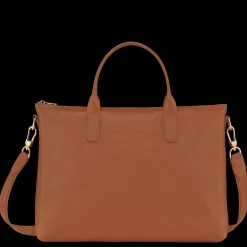 Best Longchamp Porte-documents S Le Foulonné Caramel