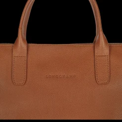 Best Longchamp Porte-documents S Le Foulonné Caramel
