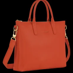 Outlet Longchamp Porte-documents S Le Foulonné Paprika