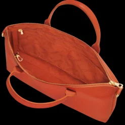 Outlet Longchamp Porte-documents S Le Foulonné Paprika