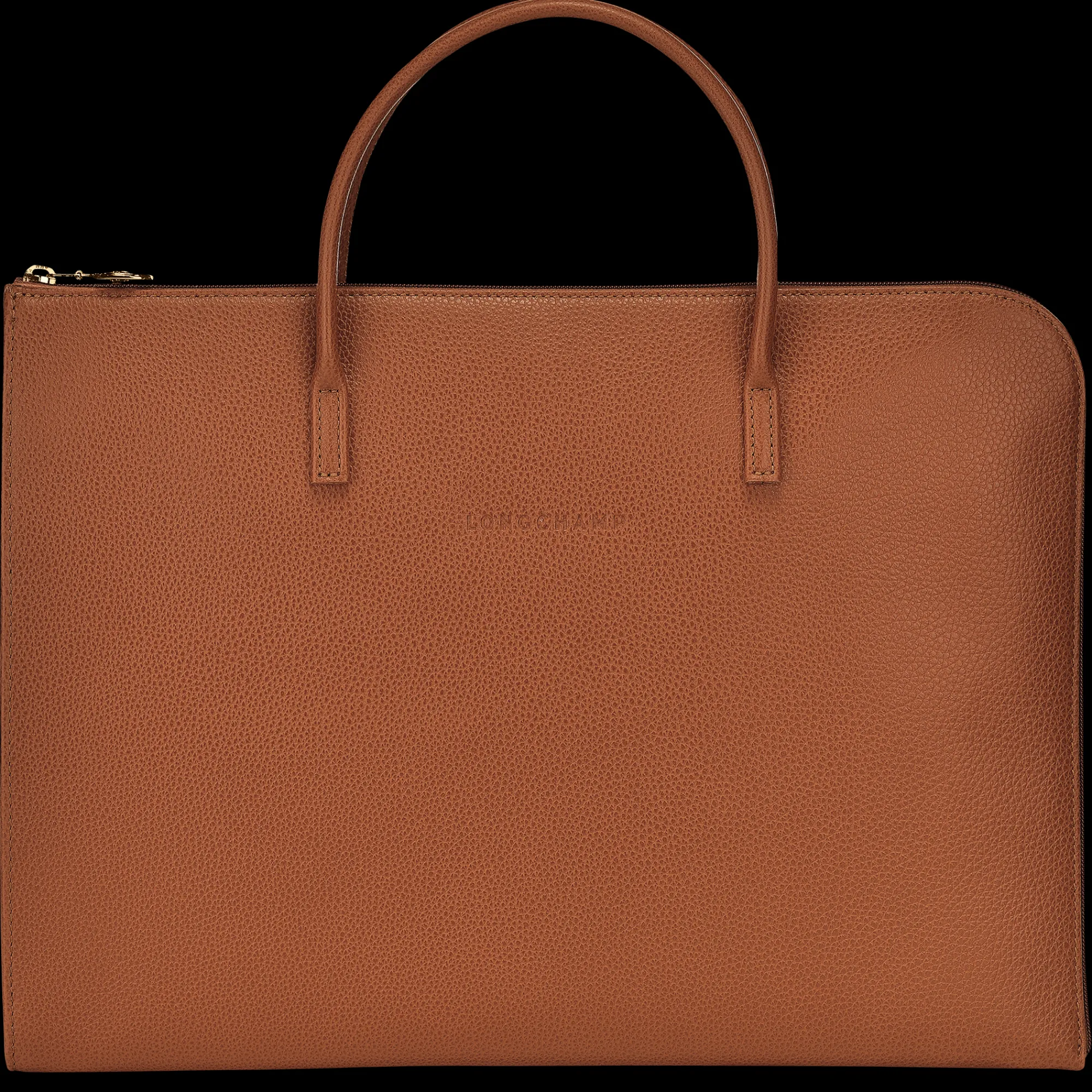 Clearance Longchamp Porte-documents S Le Foulonné Caramel