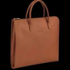 Clearance Longchamp Porte-documents S Le Foulonné Caramel