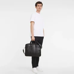 Longchamp Porte-documents S Le Foulonné Caramel