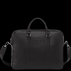 Discount Longchamp Porte-documents XS Le Foulonné Noir