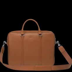 Best Longchamp Porte-documents XS Le Foulonné Caramel